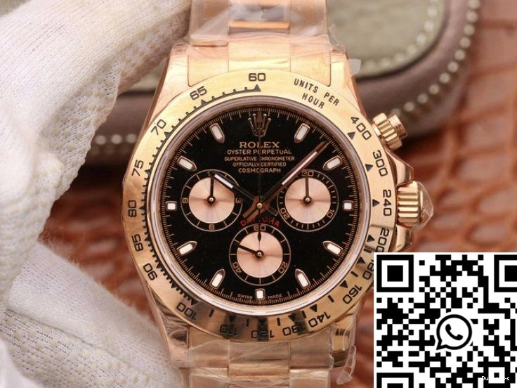 Black Factory Dial Daytona Cosmograph Rolex JH 116508-001 0305